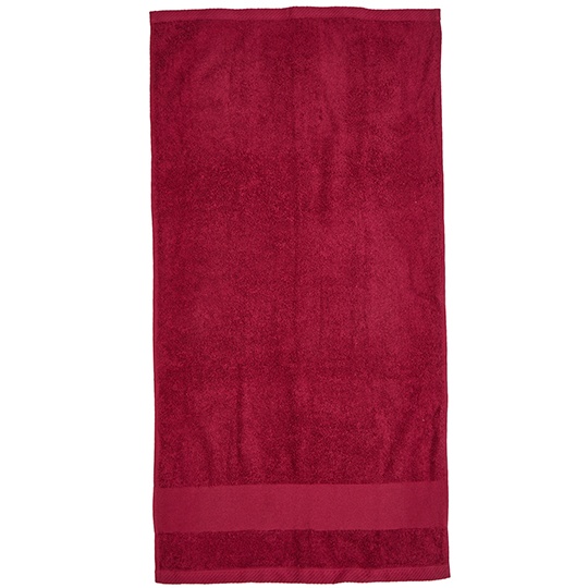 Recznik Kapielowy Bawelniany Organiczny FT100DN - Burgundy