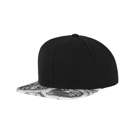 Czapka snapback z daszkiem Sun King FX06089SK - Black & White