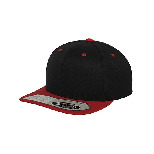 Czapka Snapback Welniana Flexfit FX110 - Black & Red