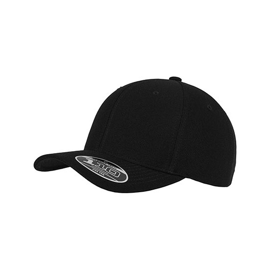 Czapka Flexfit Mini Pique Poliestrowa Odprowadzajaca Wilgoc FX110P - Black