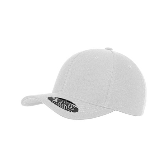 Czapka Flexfit Mini Pique Poliestrowa Odprowadzajaca Wilgoc FX110P - White