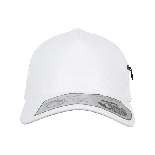 Czapka z daszkiem z bocznym zamkiem FX110ZP - White