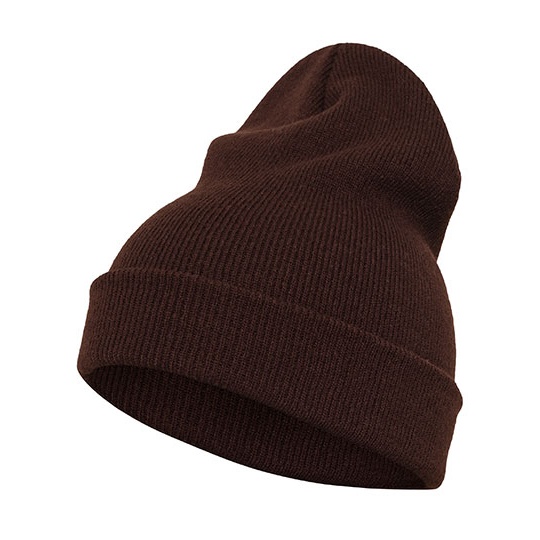 Czapka Długa Dzianinowa Akrylowa FX1501KC - Brown