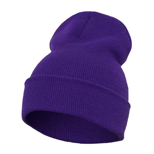 Czapka Dluga Dzianinowa Akrylowa FX1501KC - Purple