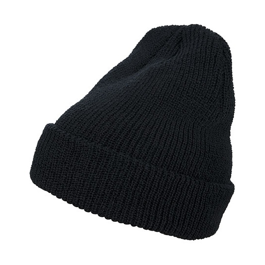 Czapka Dluga Dzianinowa Akrylowa FX1545K - Black