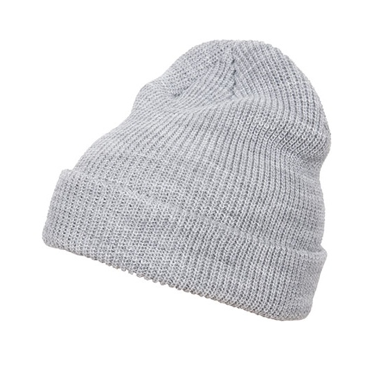 Czapka Dluga Dzianinowa Akrylowa FX1545K - Heather Grey