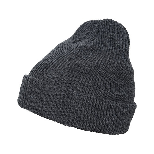 Czapka Dluga Dzianinowa Akrylowa FX1545K - Dark Grey