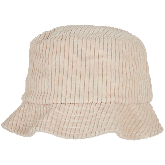 Kapelusz z szerokim rondem sztruksowy FX5003BC - Off White