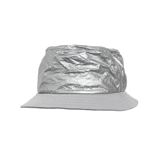 Czapka bucket z efektem gniecenia FX5003CP - Silver