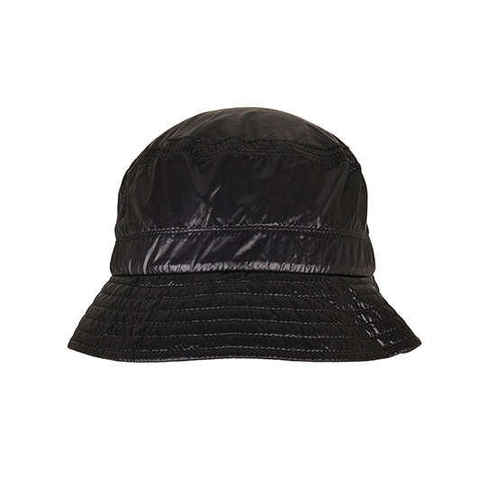 Lekki nylonowy kapelusz bucket pikowany FX5003LN - Black