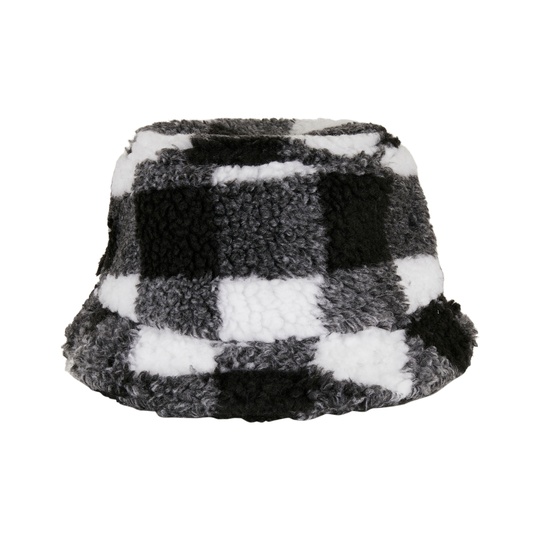 Kapelusz Bucket Sherpa w Krate FX5003SC - White & Black