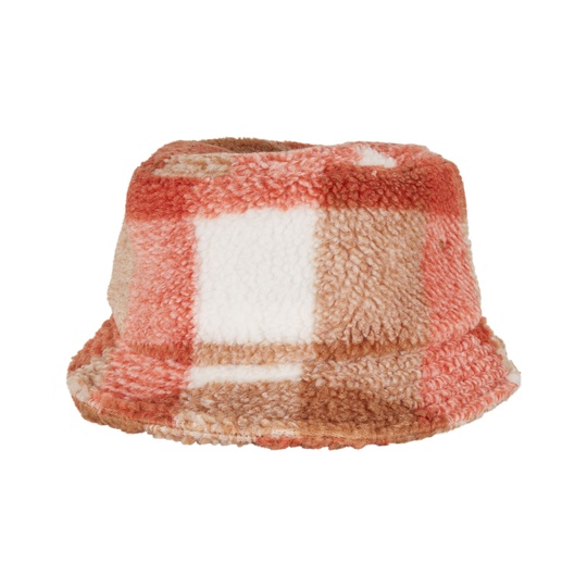 Kapelusz Bucket Sherpa w Krate FX5003SC - White Sand & Toffee