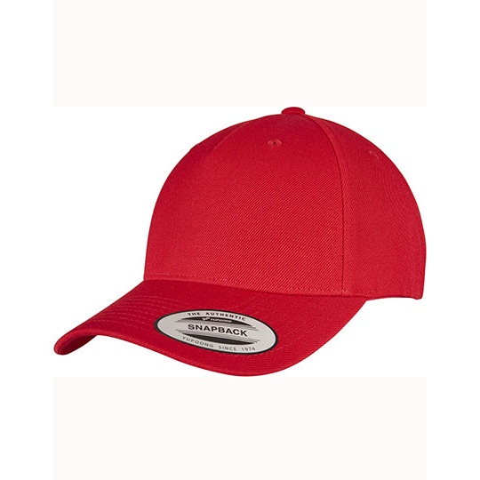 Czapka 5-panelowa Akrylowo-welniana FX5789M - Red