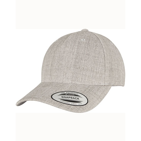 Czapka 5-panelowa Akrylowo-welniana FX5789M - Heather Grey