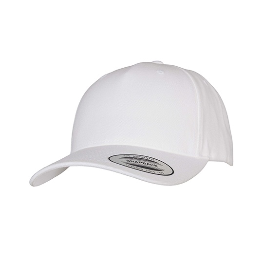 Czapka 5-panelowa Akrylowo-welniana FX5789M - White