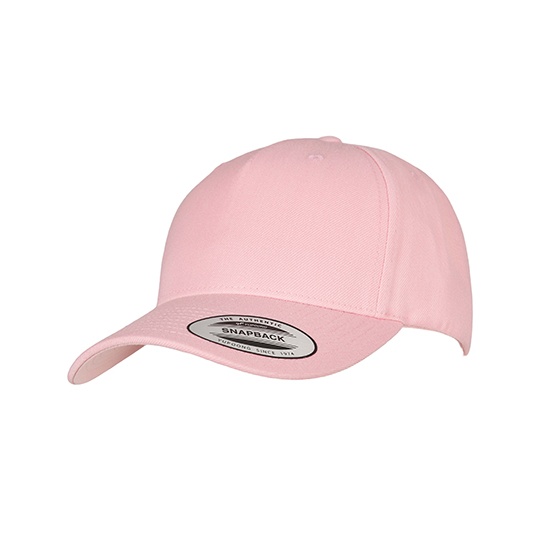 Czapka 5-panelowa Akrylowo-welniana FX5789M - Prism Pink