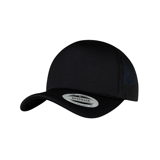 Czapka Trucker z Pianki i Siateczki FX6005FC - Black
