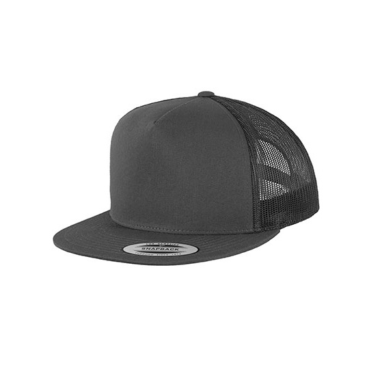 Czapka Trucker Bawełniana z Siateczką FX6006 - Charcoal