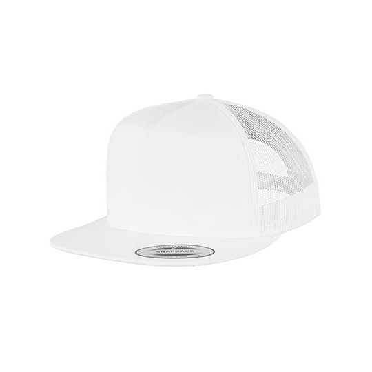 Czapka Trucker Bawelniana z Siateczka FX6006 - White