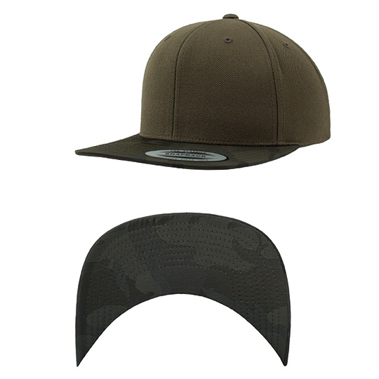 Czapka Snapback Moro FX6089CV - Olive & Olive Camo