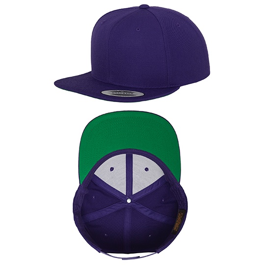 Czapka Snapback Mieszanka Welniana FX6089M - Purple