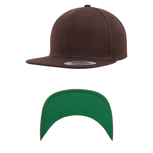 Czapka Snapback Mieszanka Welniana FX6089M - Brown