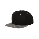 Czapka snapback dwukolorowa FX6089MT - Black & Silver