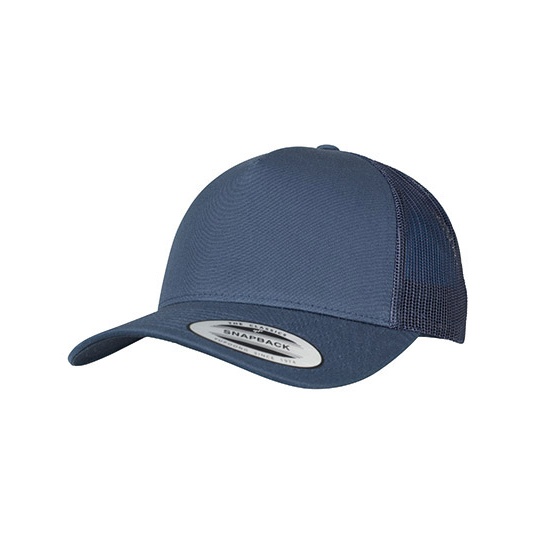 Czapka Trucker 5 Panelowa Bawelniana FX6506 - Navy