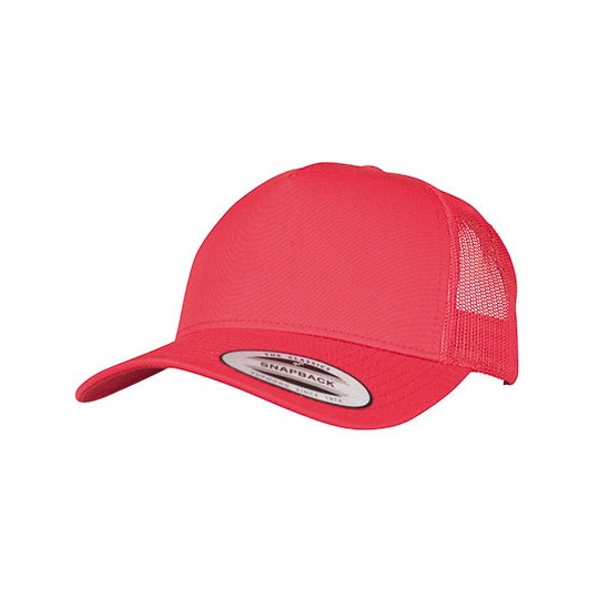 Czapka Trucker 5 Panelowa Bawelniana FX6506 - Red
