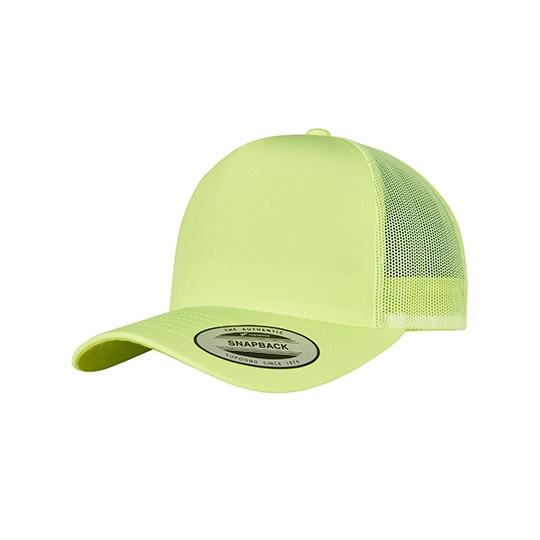 Czapka Truckerka Snapback Siateczka FX6506NT - Neon Yellow
