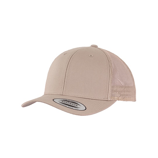 Czapka Truckerka Bawelniana FX6606 - Khaki