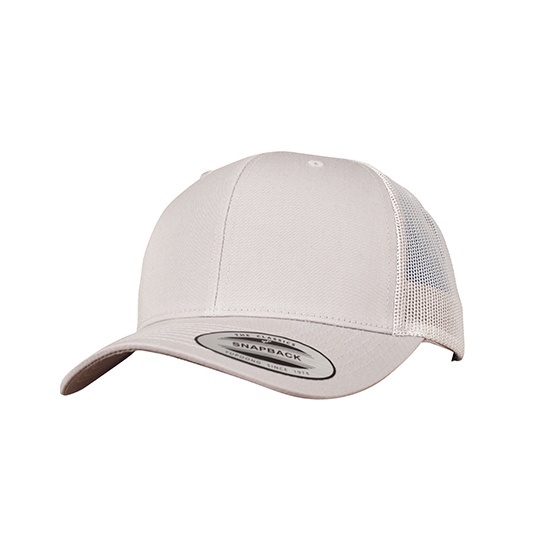 Czapka Truckerka Bawelniana FX6606 - Silver