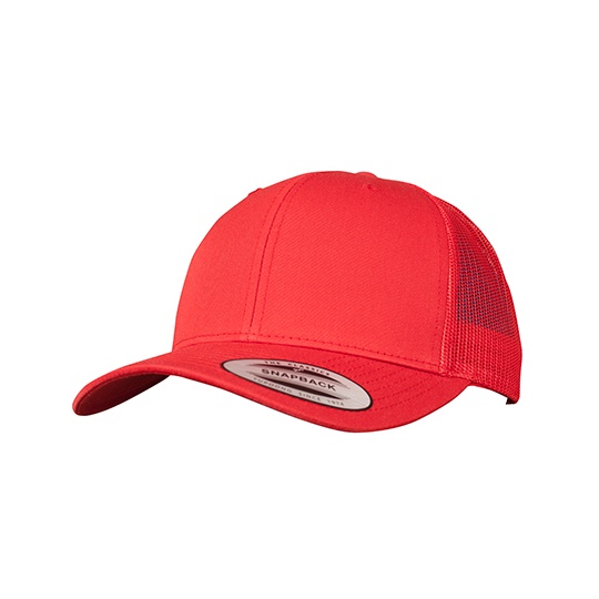 Czapka Truckerka Bawelniana FX6606 - Red