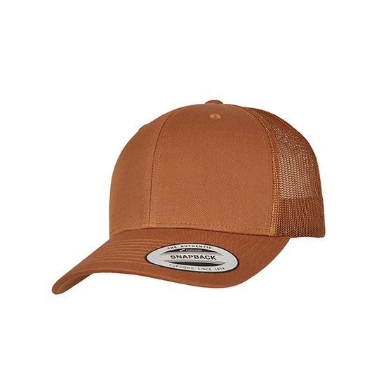 Czapka Truckerka Bawelniana FX6606 - Caramel