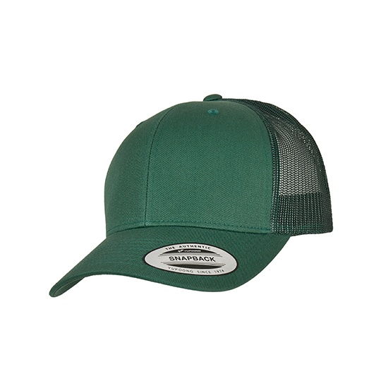 Czapka Truckerka Bawełniana FX6606 - Evergreen