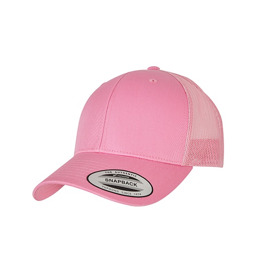 Czapka Truckerka Bawełniana FX6606 - Pink