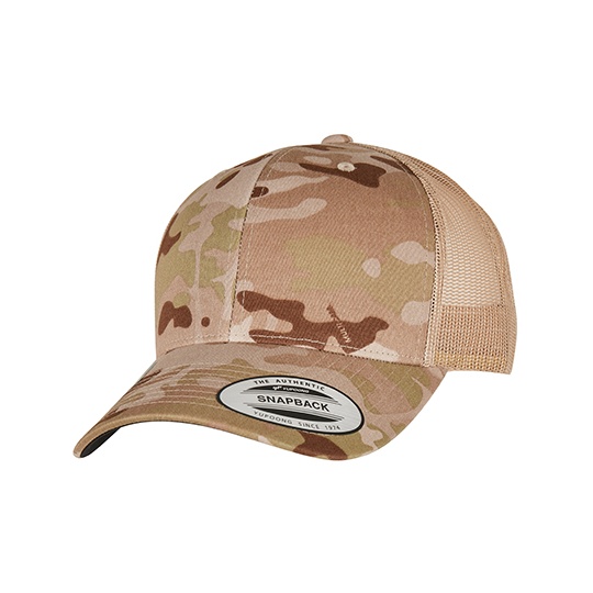 Czapka Trucker Moro Siateczkowa Snapback FX6606MC - Multicam Arid & Tan