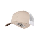 Czapka Trucker Siatkowa FX6606T - Khaki & White