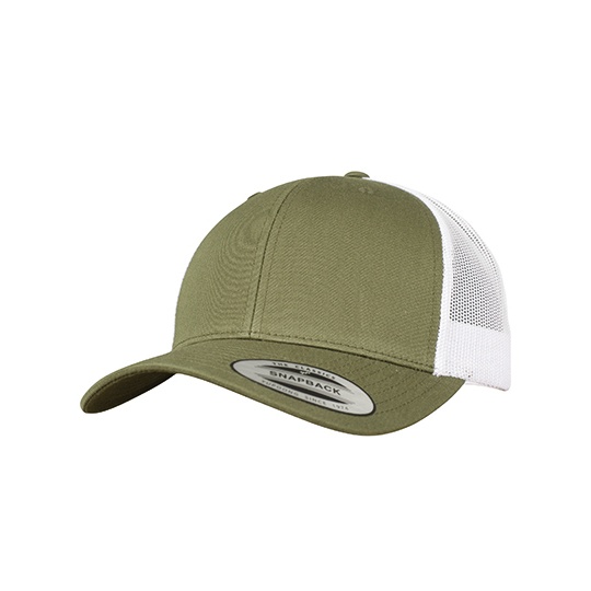 Czapka trucker dwukolorowa FX6606T - Buck & White