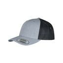 Czapka Trucker Siatkowa FX6606T - Heather Grey & Black