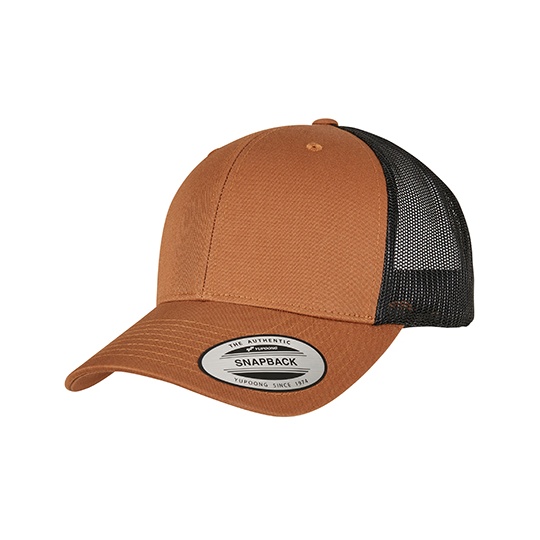 Czapka trucker FX6606T - Caramel & Black