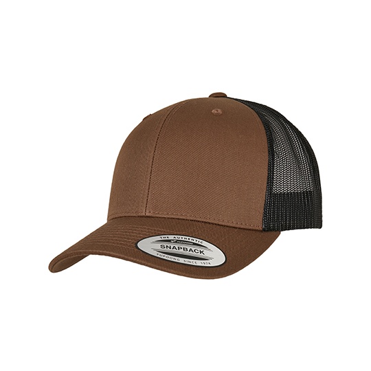 Czapka Trucker Siatkowa FX6606T - Coyote Brown & Black