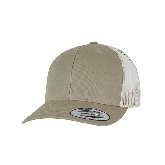 Czapka Trucker Siatkowa FX6606T - Pale Khaki & Birch