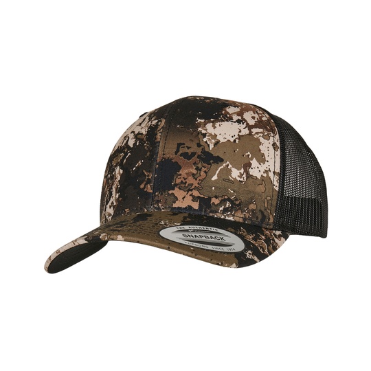 Czapka truckerka camo z siateczka FX6606VC - Wideland