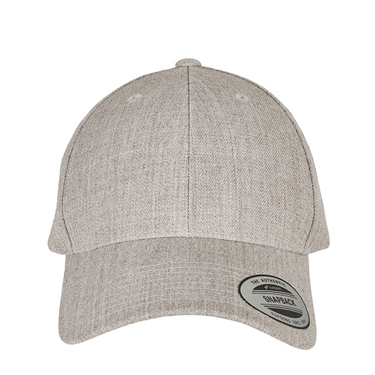 Czapka Snapback Akrylowa Welniana FX6789M - Heather Grey