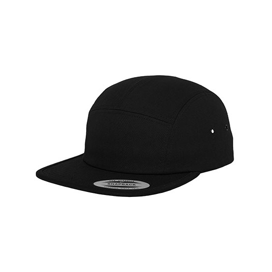 Czapka 5-panelowa Bawelniana FX7005 - Black