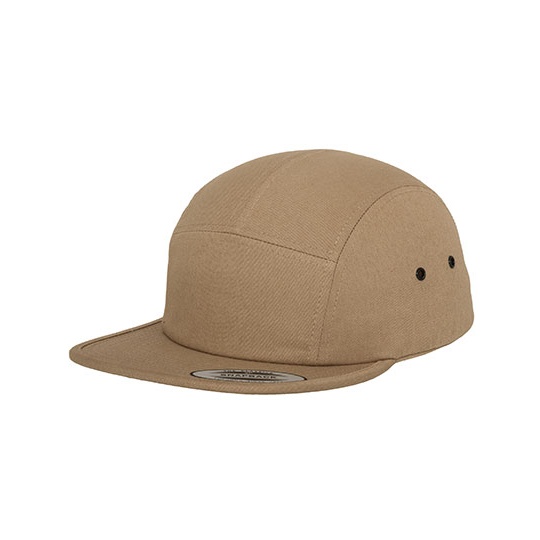 Czapka 5-panelowa Bawełniana FX7005 - Khaki