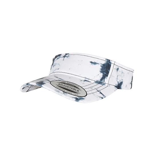 Czapka z daszkiem batik z regulacja FX8888BD - Black-White
