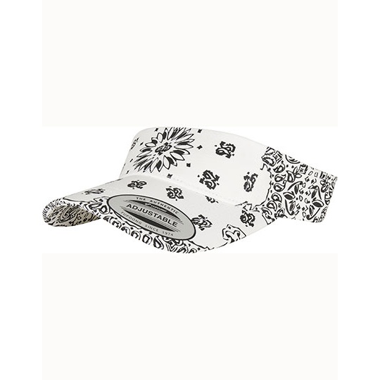 Daszek z nadrukiem bandany FX8888BP - White & Black