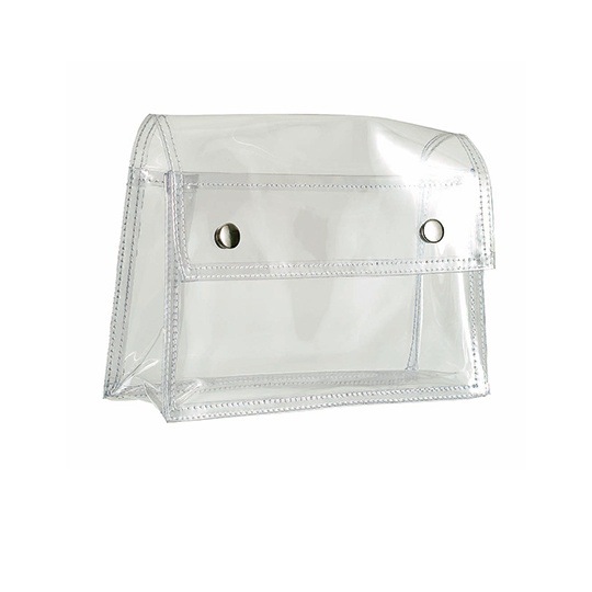 Przezroczysta torba z zatrzaskami HF0772 - Transparent